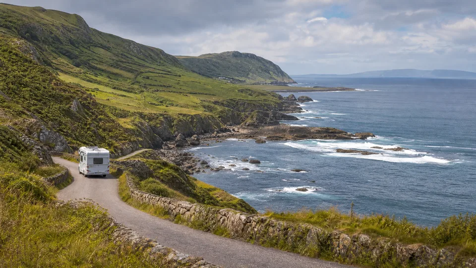 RV rental pickup in Belfast, United Kingdom