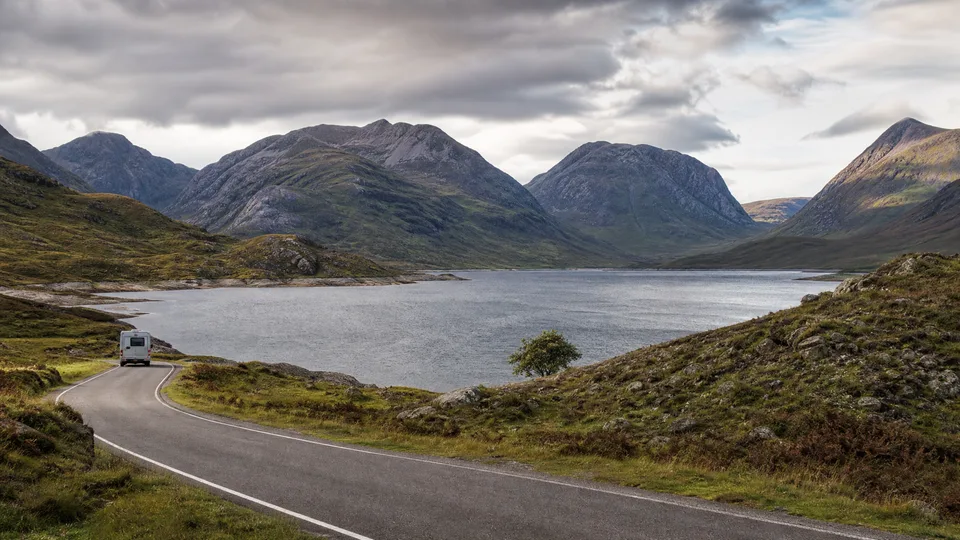 RV rental pickup in Edinburgh, United Kingdom