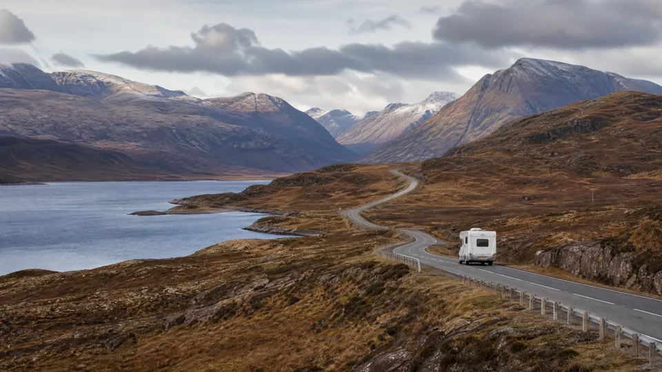RV rental pickup in Inverness, United Kingdom