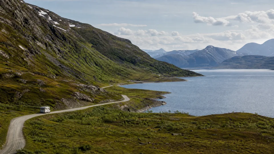 RV rental pickup in Trondheim, Norway