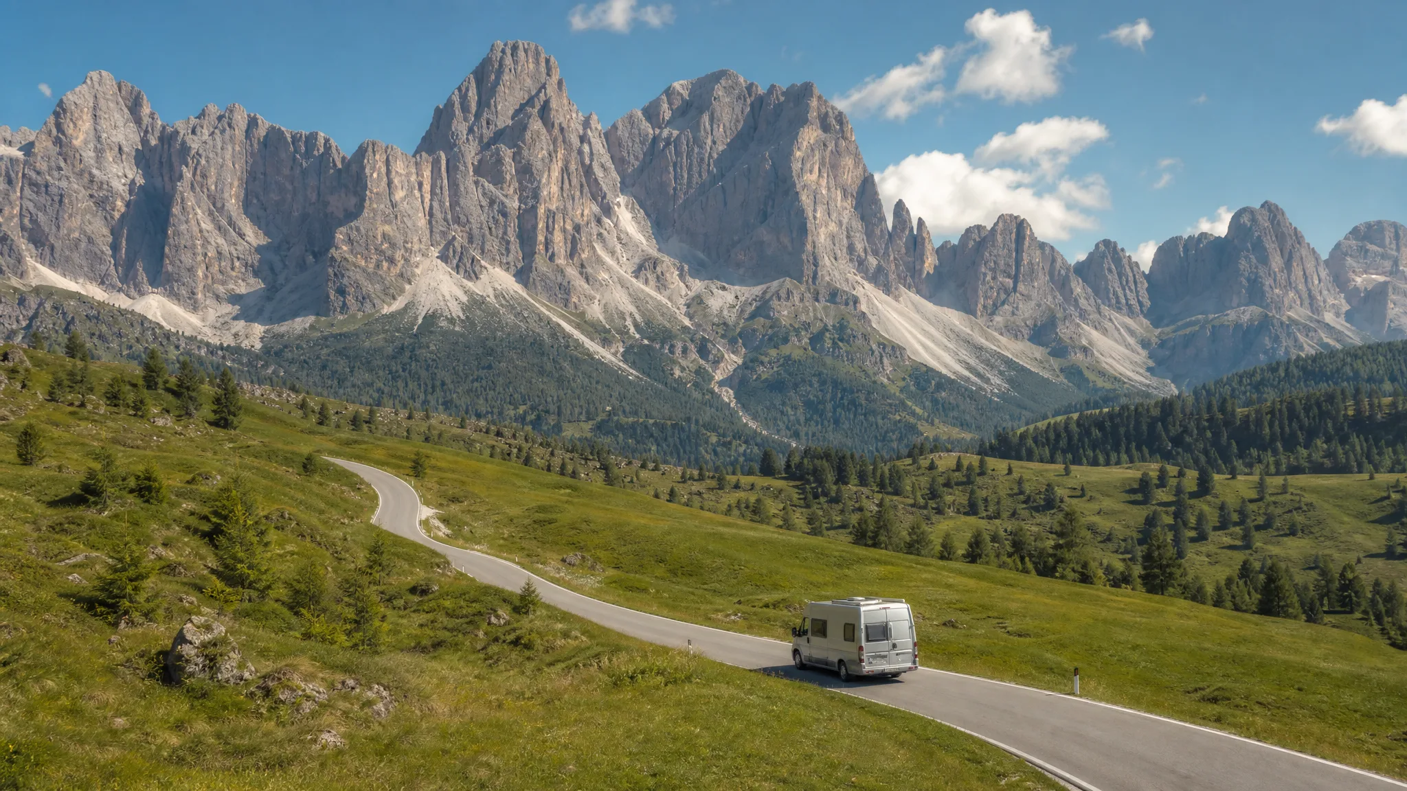 RV rental in Italy