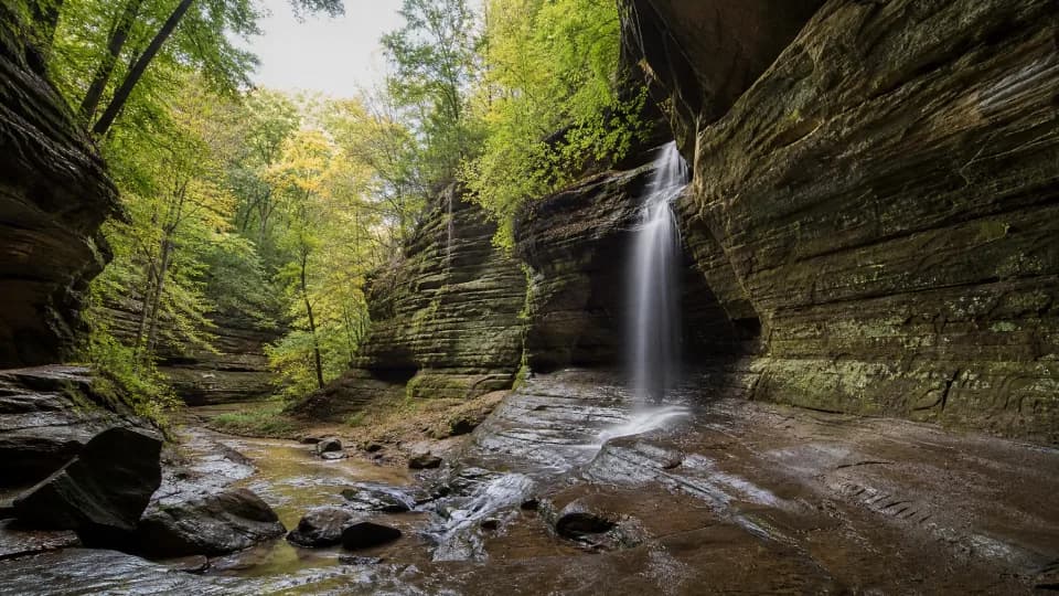 Starved Rock State Park near Chicago