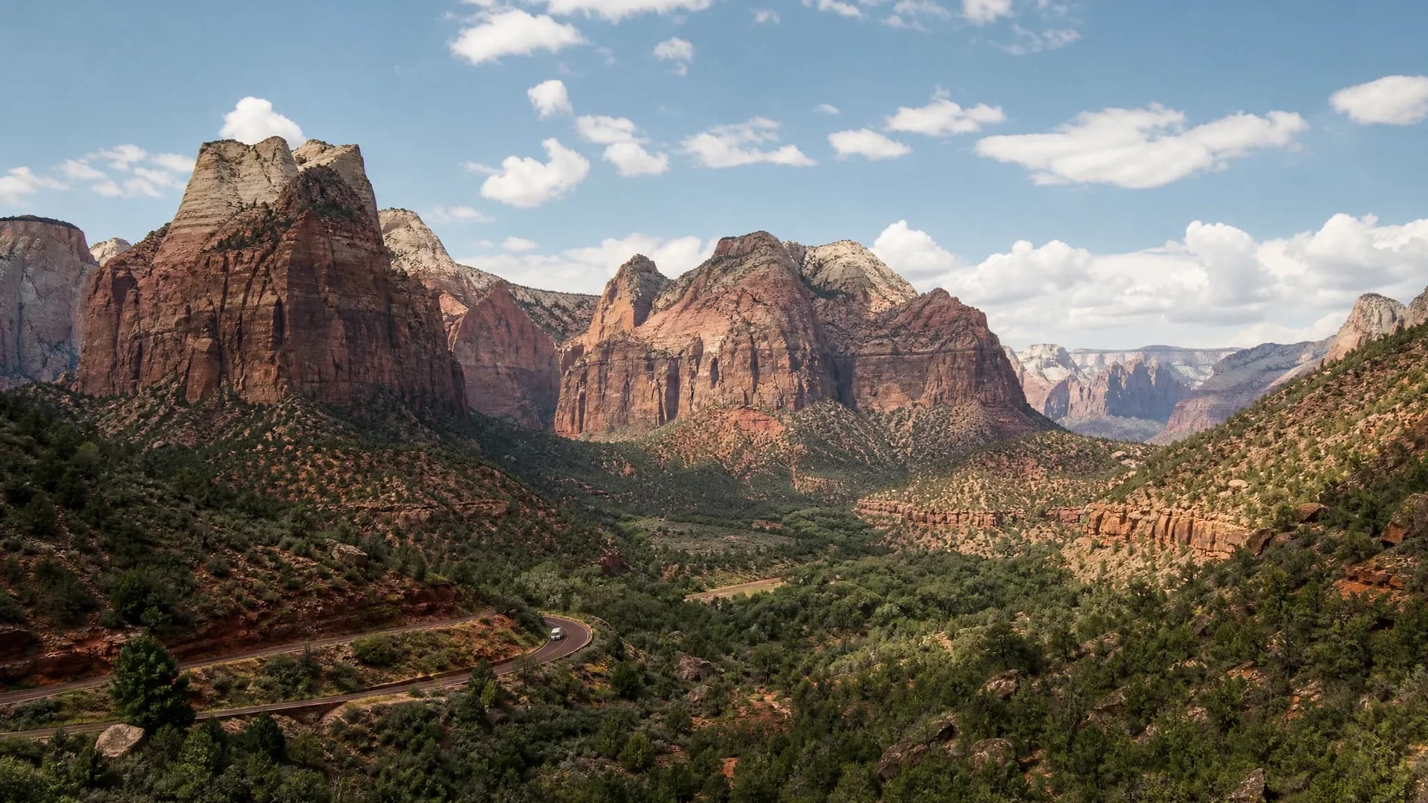 Zion National Park RV route from Las Vegas