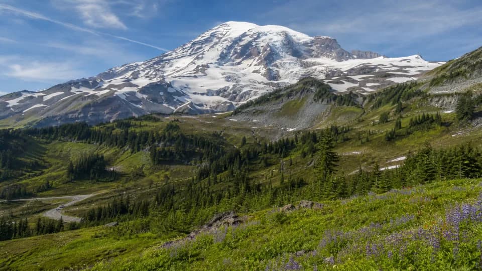 Mount Rainier National Park near Seattle